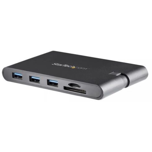 STARTECH USB-C Multiport Adapter with HDMI and VGA - 3x USB 3.0 - SD - PD 3.0 - Wraparound Cable