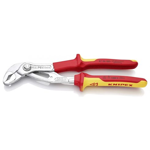 KNIPEX 87 26 250 Cobra VDE Hightech szigetelt vízpumpa-fogó