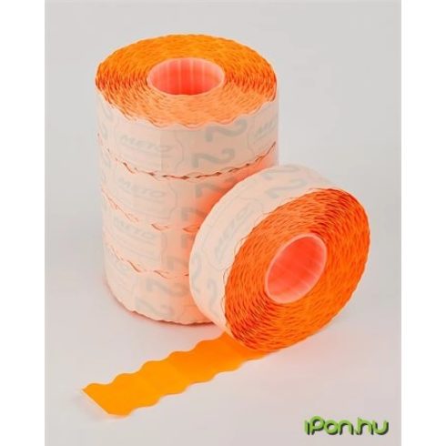 METO Árazócímke narancs 22x12