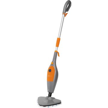   CLATRONIC DR 3539 gőztisztító gőzmop 100 fokon tisztít 1500W szürke / narancssárga