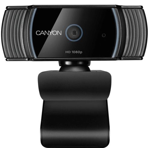 CANYON Full HD live streaming Webcam fekete