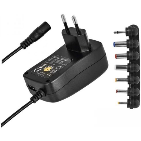 EMOS N3113 Universal power adapter 10W fekete