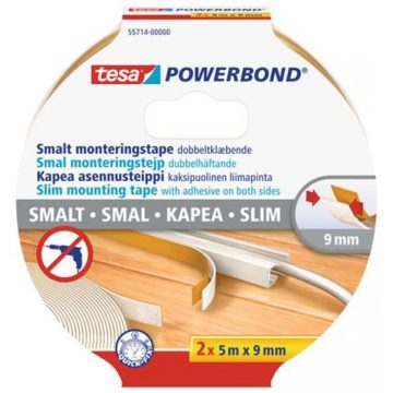 TESA Szerelőszalag keskeny 19mm x 5m Powerbond