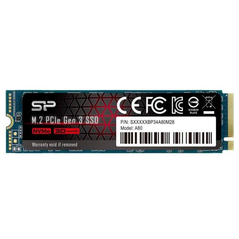 SILICON POWER 512GB P34A80 M.2 PCIe M.2 2280 SP512GBP34A80M28