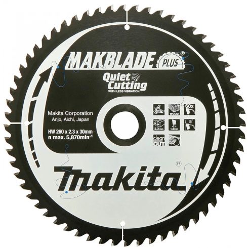 MAKITA B-32524 Körfűrészlap 260mm x 30 x 60Z fához
