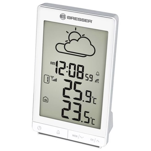 BRESSER 73271 TemeoTrend STX RC időjárás állomás fehér