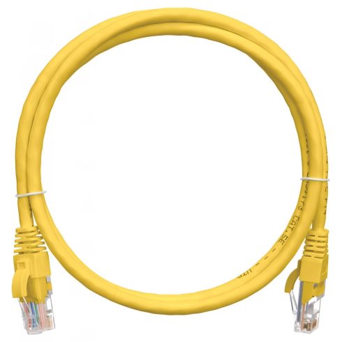 NIKOMAX UTP CAT6 Összekötő Sárga 15m NMC-PC4UE55B-150-C-YL