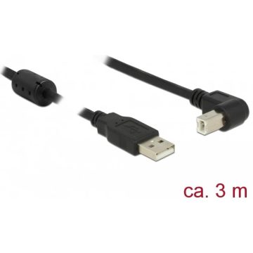 DELOCK USB Összekötő Fekete 3m 83529