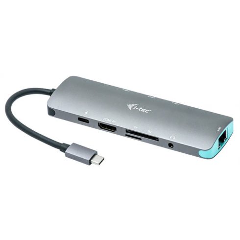 ITEC USB-C Metal Nano Docking Station 4K HDMI LAN + Power Delivery 100 W
