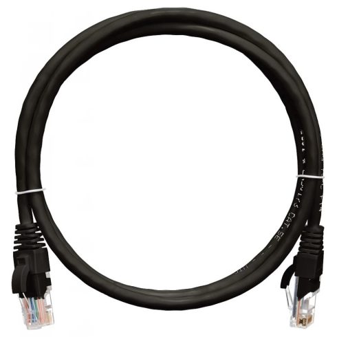 NIKOMAX UTP CAT5E Összekötő Fekete 20m NMC-PC4UD55B-200-C-BK