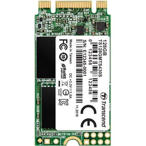 TRANSCEND 128GB 430S M.2 SATA M.2 2242 TS128GMTS430S