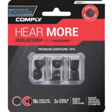   COMPLY Tx-167 Sennheiser Edition memóriahab fülilleszték méretsor fekete
