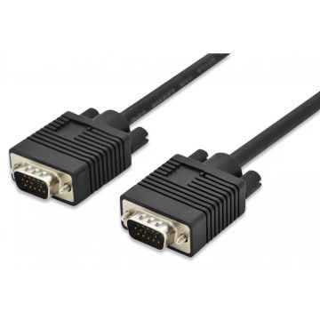 DIGITUS VGA/D-Sub Összekötő Fekete 3m AK-310103-030-S