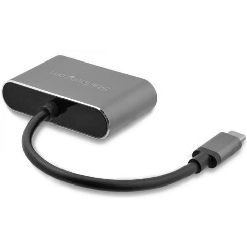 STARTECH USB-C to VGA and HDMI Adapter - 2-in-1 - 4K 30Hz szürke
