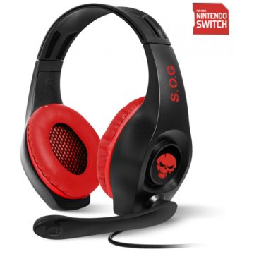 SPIRIT OF GAMER PRO-NH5 Nintendo Switch piros headset