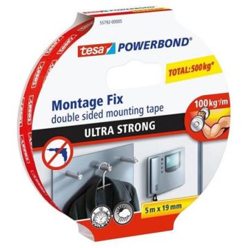   TESA Ragasztószalag kétoldalas ultra erős 19mm x 5m Powerbond