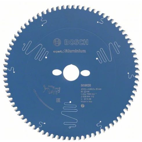 BOSCH Expert for Aluminium körfűrészlap 254x30x80