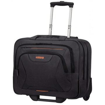   AMERICAN TOURISTER At Work Rolling Tote 15.6" fekete-narancssárga