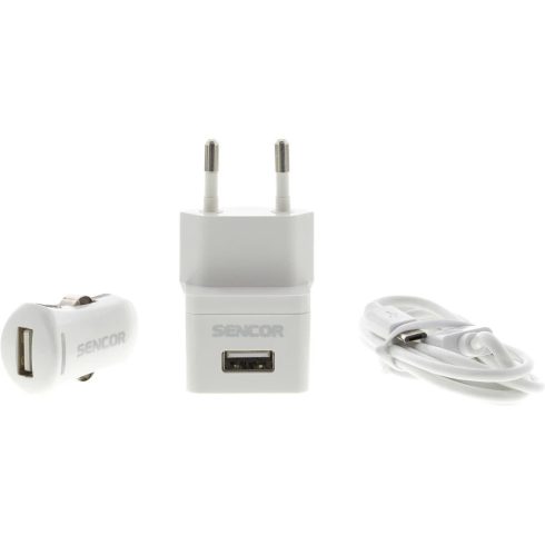 SENCOR SCO 515 USB töltő Kit fehér
