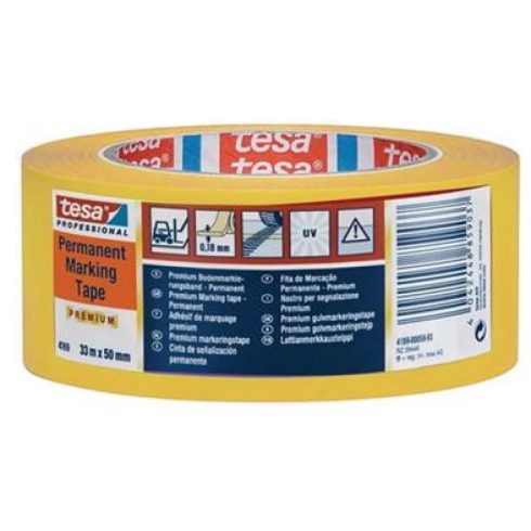 TESA Jelölőszalag 50mm x 33m Professional Premium sárga