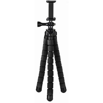 HAMA GoPro/Smartphone Flex 26cm midi állvány fekete