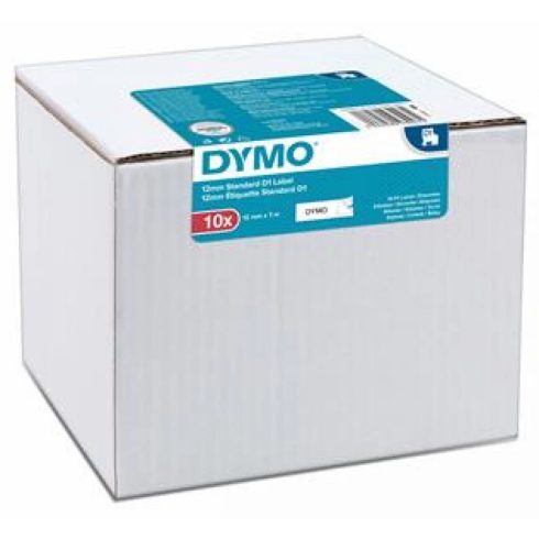 DYMO D1 Feliratozógép szalag készlet 12mm x 7m fehér-fekete