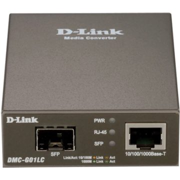 D-LINK DMC-G01LC 1000BaseT to SFP Standalone Media Converter