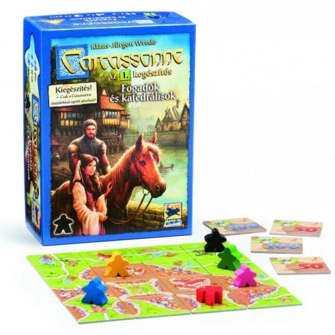HANS IM GLÜCK Carcassonne társasjáték 1. kiegészítő - Fogadók és katedrálisok