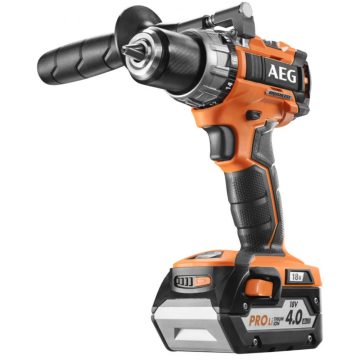   AEG 4935464095 BS18C2BL LI-402C 18V szénkefe nélküli fúró-csavarozó + 2 x 4.0Ah + töltő + koffer