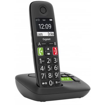 GIGASET ECO DECT E290A + üzenetrögzítő Fekete