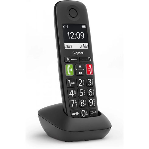 GIGASET ECO DECT E290HX bázisállomás nélkül Fekete