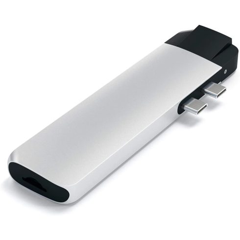 SATECHI Type-C Pro Hub Adapter with Ethernet ezüst