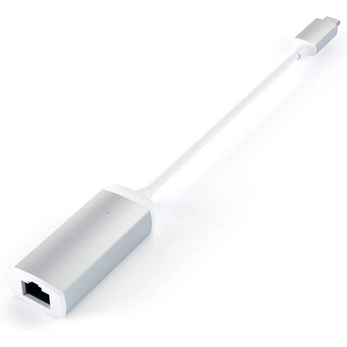 SATECHI ST-TCENS USB 3.0 Type C UTP Átalakító 10cm 1Gbps ezüst