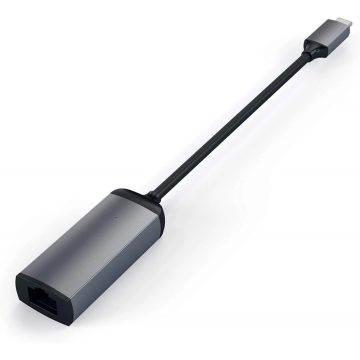   SATECHI ST-TCENM USB 3.0 Type C UTP Átalakító 10cm 1Gbps szürke