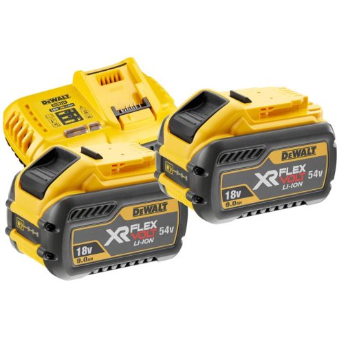 DEWALT DCB118X2 Akkumulátor induló készlet 54V 2x9Ah akku + töltő