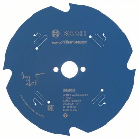 BOSCH Expert for Fibre Cement körfűrészlap 160mm