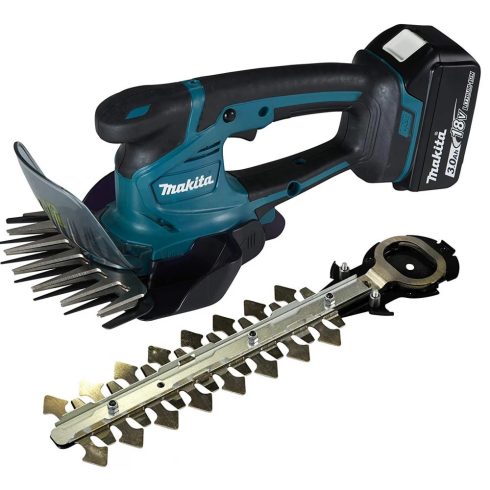 MAKITA DUM604RFX Akkumulátoros egykezes fű és sövényvágó olló + 18V 3Ah akku