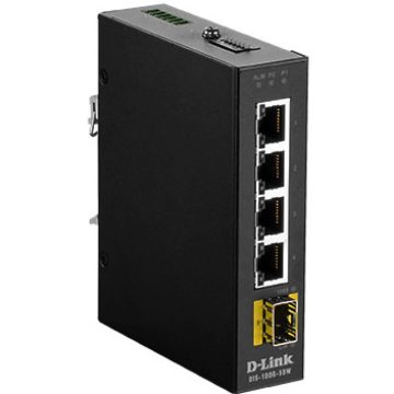   D-LINK DIS-100G-5SW Industrial Gigabit Unmanaged Switch with SFP slot