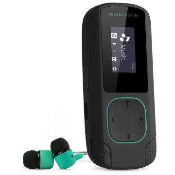 ENERGY SISTEM Energy MP3 Clip 8GB fekete-mentazöld