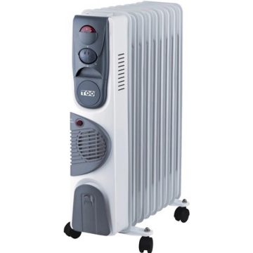   TOO OFR-9-1500-343TF 9 tagú elektromos olajradiátor 1500 W fehér / fekete