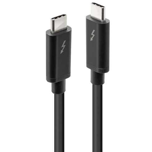 LINDY Thunderbolt 3 Összekötő Fekete 2m 41557
