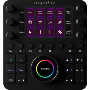 LOUPEDECK CT szerkesztő konzol