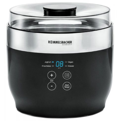 ROMMELSBACHER JG 80 jona joghurt készítő ezüst / fekete