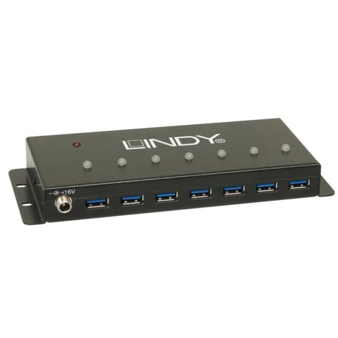LINDY 7 Port USB 3.0 Metal Hub