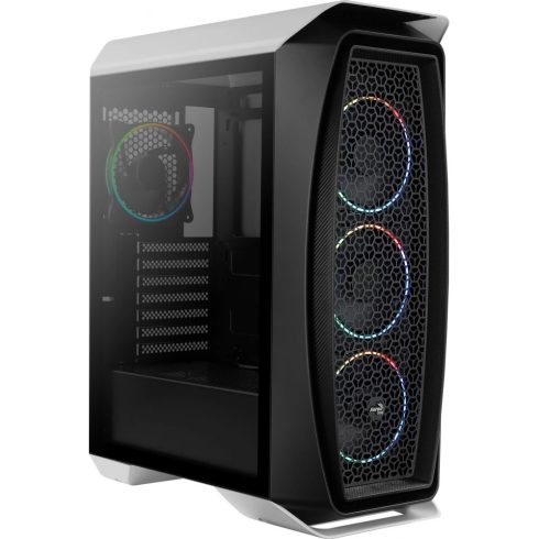AEROCOOL Aero One Eclipse TG ARGB fehér