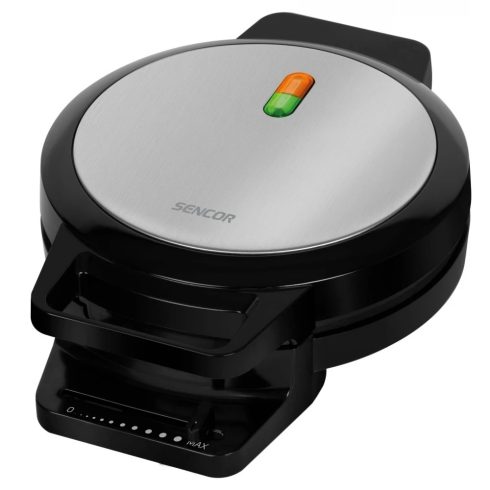 SENCOR SWF 1010BK Gofrisütő 1000 W fekete / inox