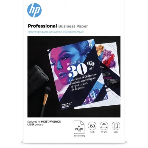 HP 3VK91A Professzionális fényes üzleti papír A4 180g (150 lap)
