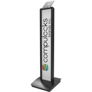 COMPULOCKS Brandable VESA Biztonsági padlóállvány fekete