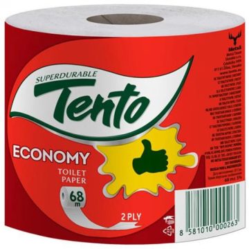 TENTO Toalettpapír 2 rétegű 36 tekercses Economy natúr