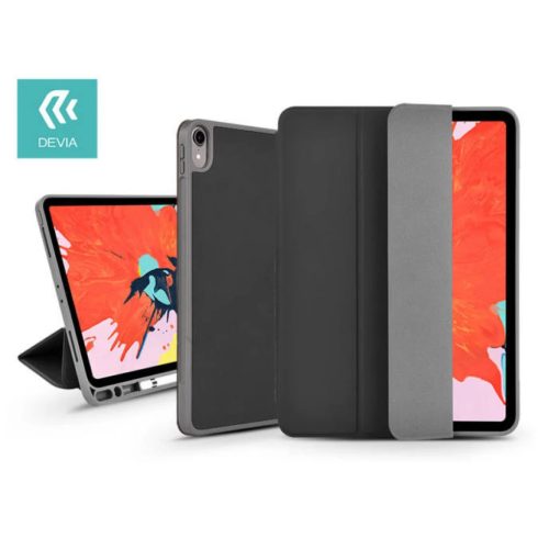 DEVIA iPad 10.2 védőtok (Smart Case) Apple Pencil tartóval fekete